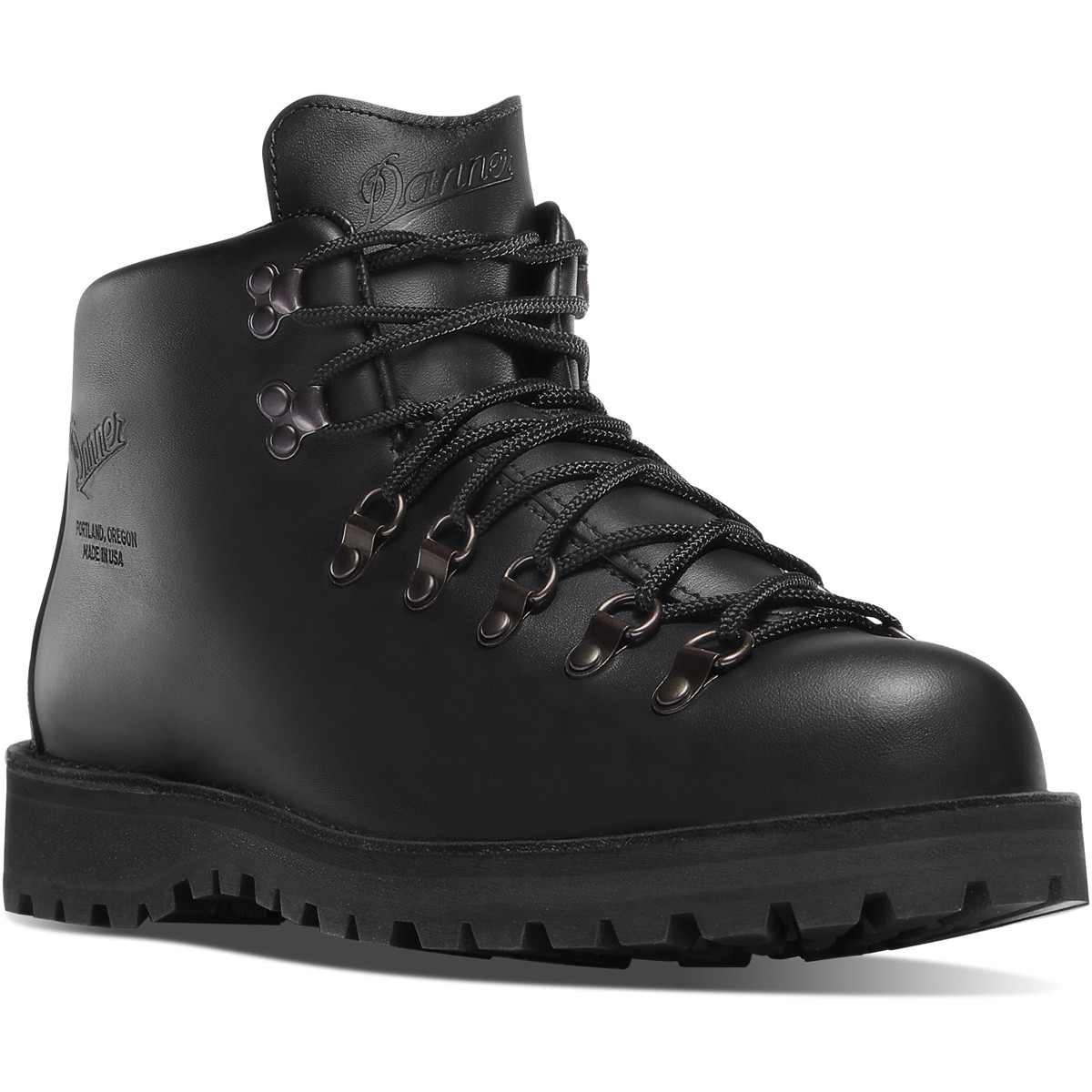 Danner Mens Mountain Light Hiking Boots Black - ONZ853129